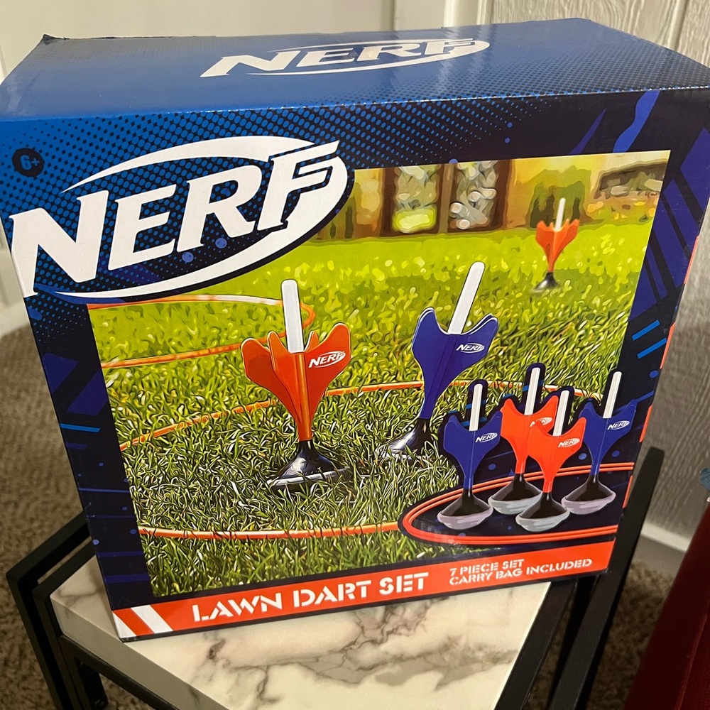 Nerf Lawn Dart Set - Red and Blue